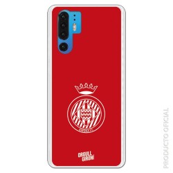 Funda Oficial Girona FC Escudo Equi roja para Huawei P30 Pro