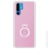 Funda Oficial Girona FC Escudo Rosa para Huawei P30 Pro