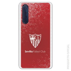 Funda Oficial Sevilla trama y escudo blanco sobre fondo rojo  para Huawei P30