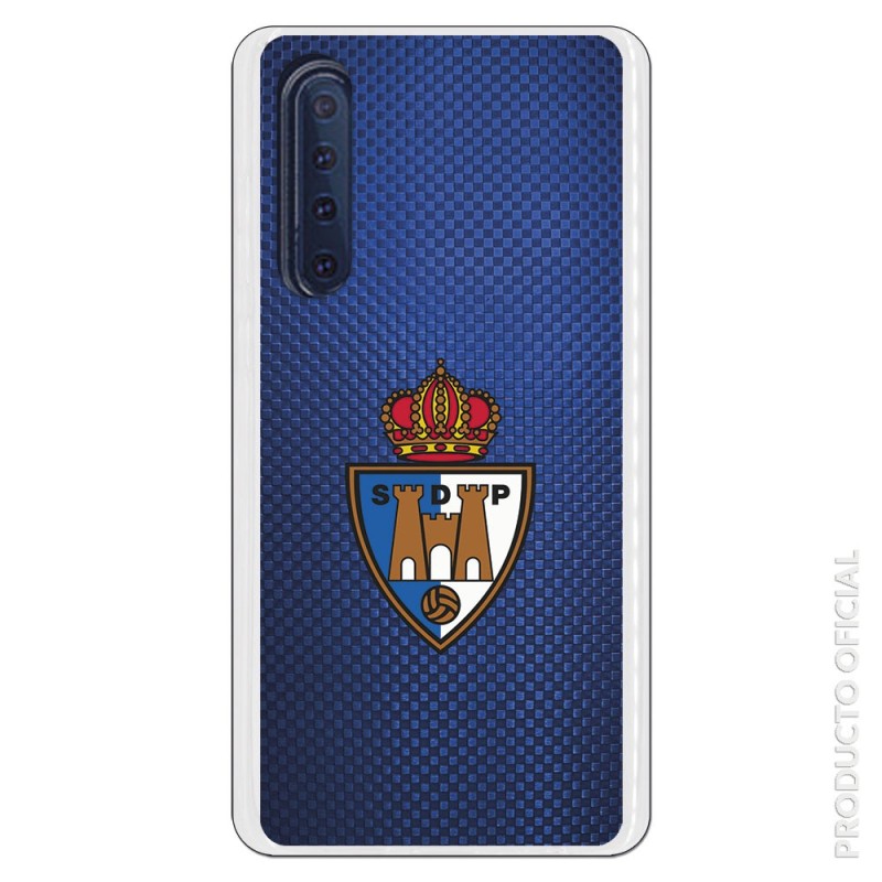 Funda Oficial Escudo S.D. Ponferradina fondo textura azul para Huawei P30