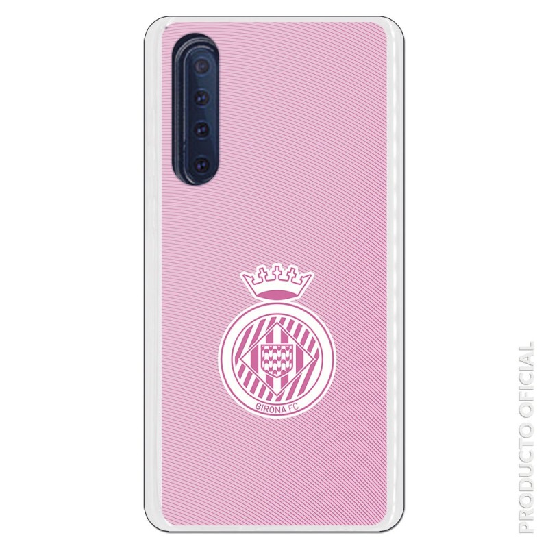 Funda Oficial Girona FC Escudo Rosa para Huawei P30