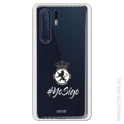 Funda Oficial Cultural y Deportiva Leonesa Escudo monocromo yo sigo clear para Huawei P30