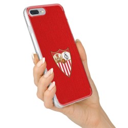 Funda Oficial Sevilla escudo color fondo rojo para Huawei P30