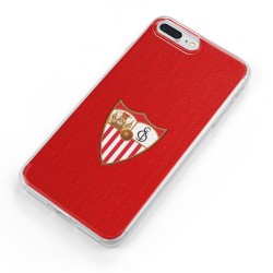 Funda Oficial Sevilla escudo color fondo rojo para Huawei P30