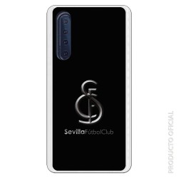 Funda Oficial Sevilla metal fondo negro para Huawei P30