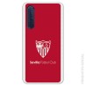 Funda Oficial Sevilla monocromo fondo rojo para Huawei P30