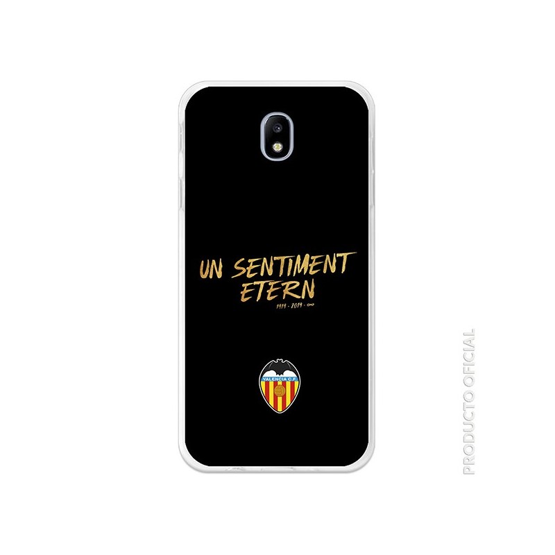 Funda Oficial Valencia Un sentiment SS18-19 Samsung Galaxy J7 2017 Europeo