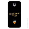 Funda Oficial Valencia Un sentiment SS18-19 Samsung Galaxy J7 2017 Europeo