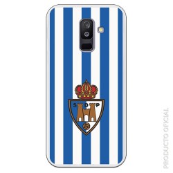 Funda Oficial Ponferradina rayas azules y rojas SS18-19 Samsung Galaxy A6 Plus