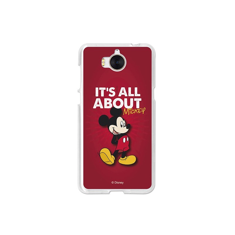 Funda Oficial Disney Mickey, It`s all about Mickey Huawei Y6 2017