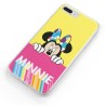 Funda Oficial Disney Minnie, Pink Yellow Huawei Y6 2017