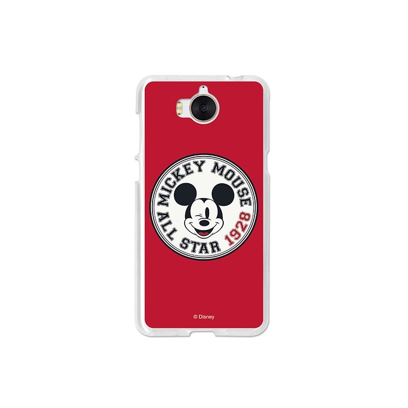 Funda Oficial Disney Mickey, All Star 1928 Huawei Y6 2017