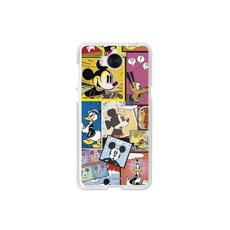 Funda Oficial Disney Mickey, Comic Huawei Y6 2017