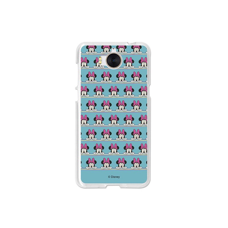 Funda Oficial Disney Minnie, Sweet Blue Huawei Y6 2017