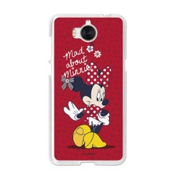 Funda Oficial Disney Minnie, Mad about Minnie Huawei Y6 2017