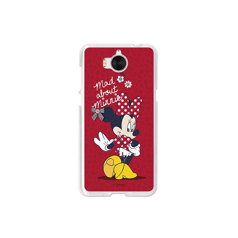 Funda Oficial Disney Minnie, Mad about Minnie Huawei Y6 2017