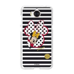 Funda Oficial Disney Minnie, I love Shoes Huawei Y6 2017