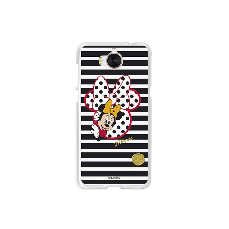 Funda Oficial Disney Minnie, I love Shoes Huawei Y6 2017