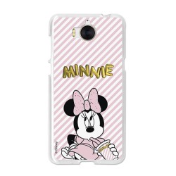 Funda Oficial Disney Minnie, Gold Balloon Huawei Y6 2017