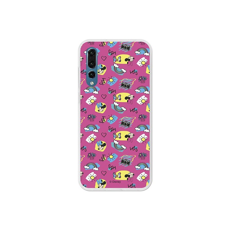 Funda Oficial Disney Minnie, Fun day Huawei P20 Pro