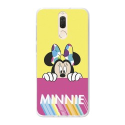 Funda Oficial Disney Minnie, Pink Yellow Huawei Mate 10 Lite