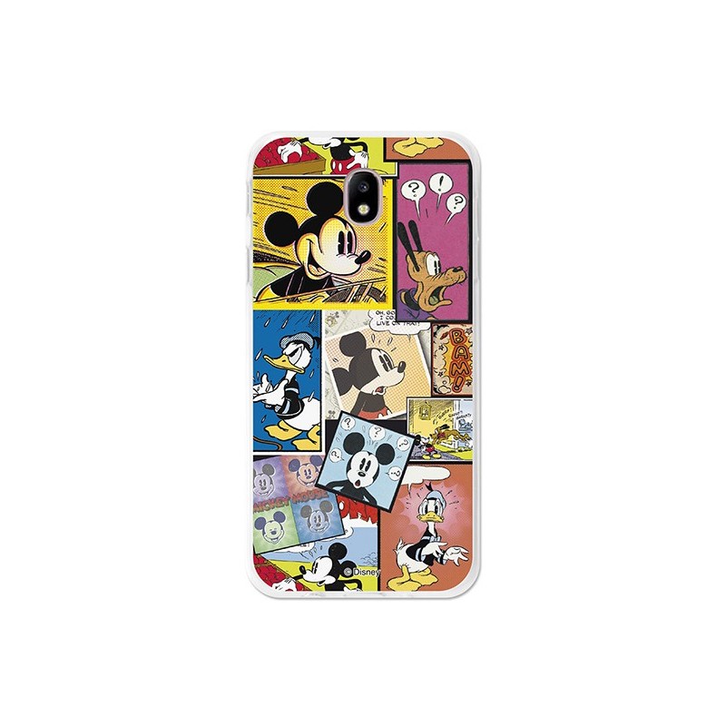 Funda Oficial Disney Mickey, Comic Samsung Galaxy J7 2017 Europeo