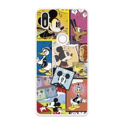 Funda Oficial Disney Mickey, Comic Bq Aquaris X5 Plus