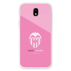 Funda Oficial Valencia Escudo Rosa Samsung Galaxy J5 2017 Europeo