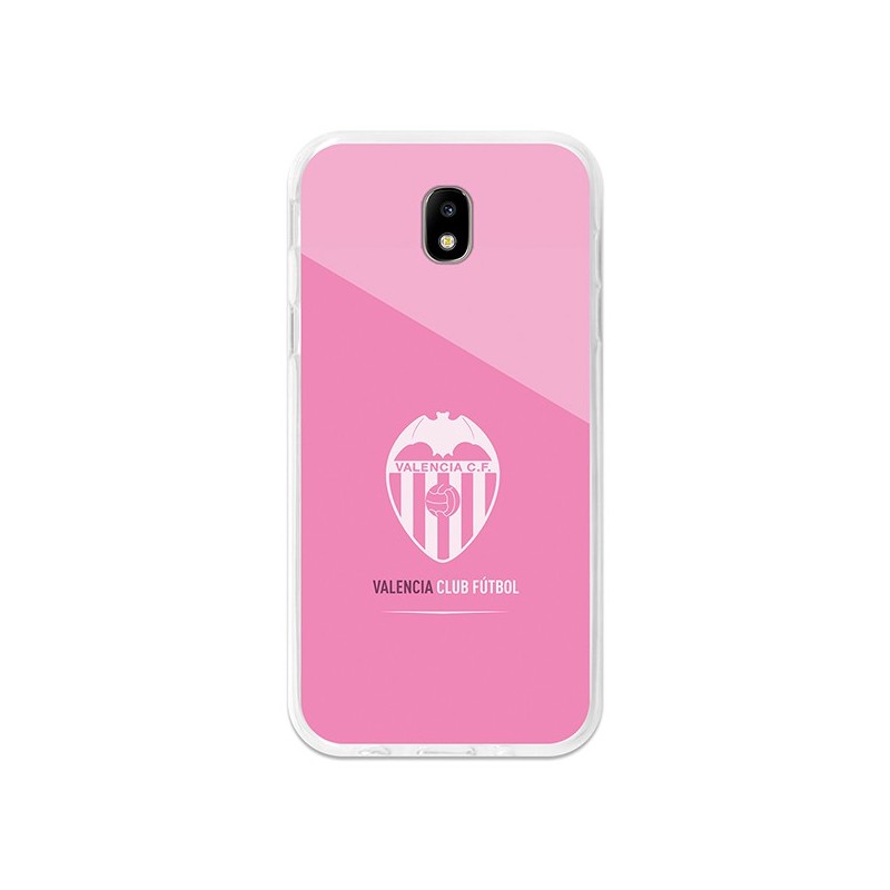 Funda Oficial Valencia Escudo Rosa Samsung Galaxy J5 2017 Europeo