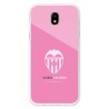 Funda Oficial Valencia Escudo Rosa Samsung Galaxy J5 2017 Europeo