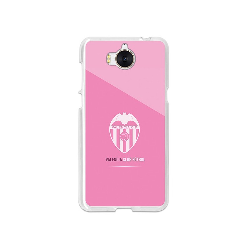 Funda Oficial Valencia Escudo Rosa Huawei Y5 2017