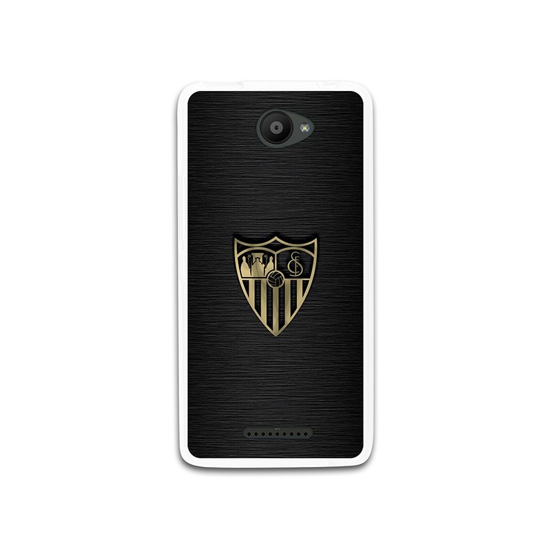 Funda Oficial Sevilla escudo oro para Bq Aquaris U Lite