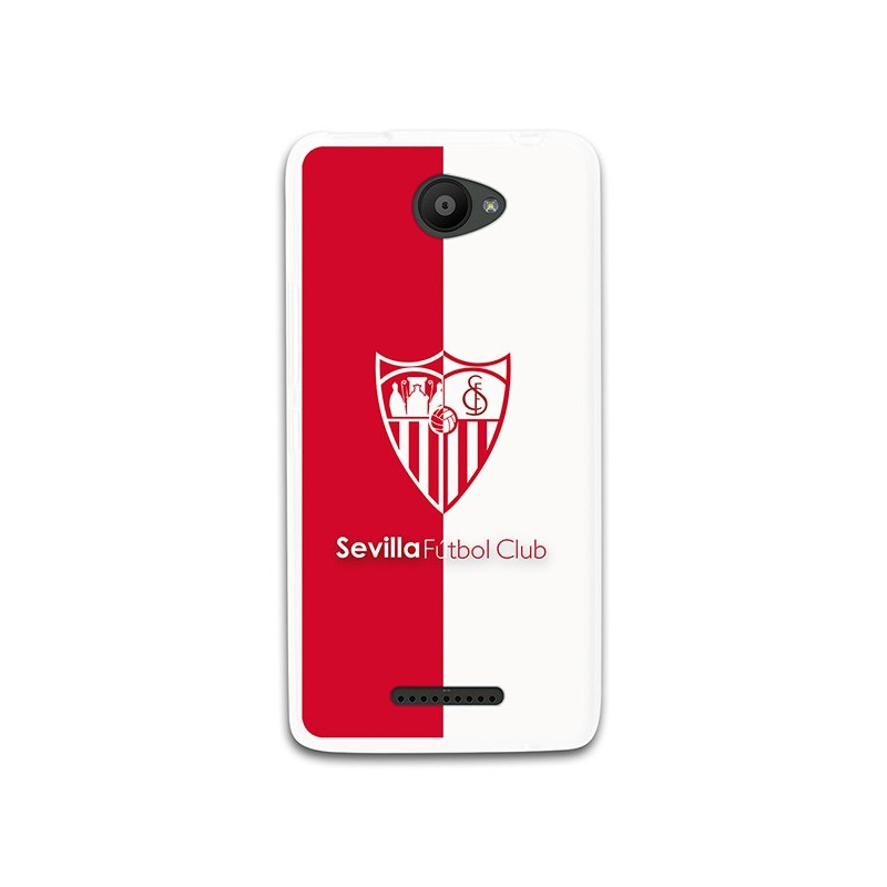 Funda Oficial Sevilla escudo bicolor para Bq Aquaris U Lite