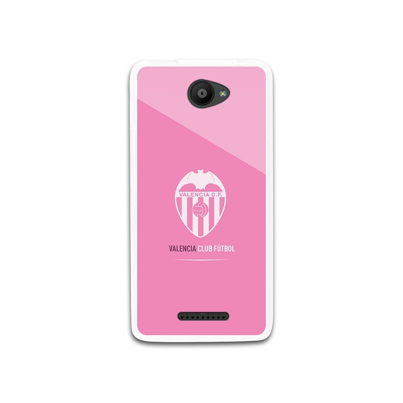 Funda Oficial Valencia Escudo Rosa BQ Aquaris U Lite