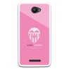 Funda Oficial Valencia Escudo Rosa BQ Aquaris U Lite