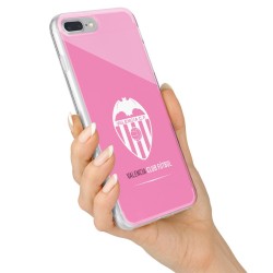 Funda Oficial Valencia Escudo Rosa BQ Aquaris U Lite