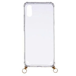 Funda Silicona Colgante Transparente para Xiaomi Redmi 9AT