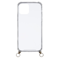 Funda Silicona Colgante Transparente para iPhone 12 Mini