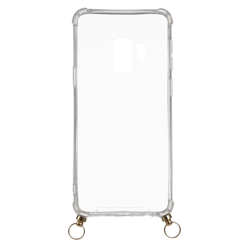 Funda Silicona Colgante Transparente para Samsung Galaxy S9