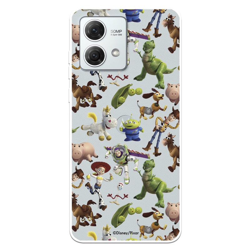 Funda para Motorola Moto G84 5G Oficial de Disney Muñecos Toy Story Siluetas - Toy Story