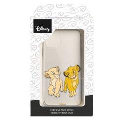 Funda para iPhone 15 Pro Oficial de Disney Simba y Nala Mirada Complice - El Rey León