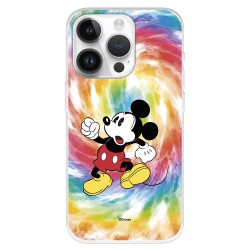 Funda para iPhone 15 Pro Oficial de Disney Mickey Mickey Tye Die - Clásicos Disney