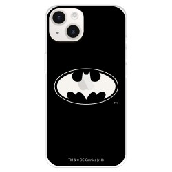 Funda para iPhone 15 Plus Oficial de DC Comics Batman Logo Transparente - DC Comics