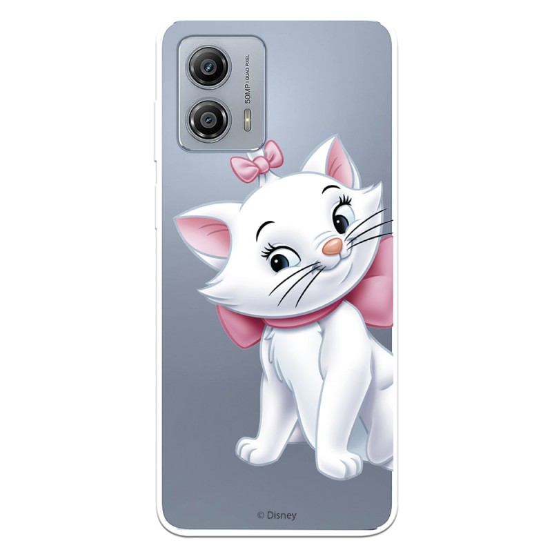 Funda para Motorola Moto G53 5G Oficial de Disney Marie Silueta - Los Aristogatos