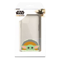 Funda para Motorola Moto E13 Oficial de Star Wars Baby Yoda Sonrisas - The Mandalorian