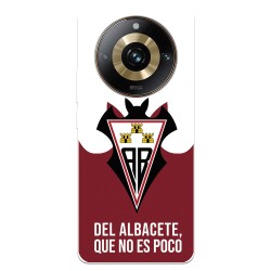 Funda para Realme 11 Pro Plus del Albacete Balompié Escudo "Del Albacete que no es poco"  - Licencia Oficial Albacete Balompié