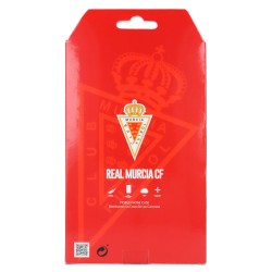 Funda para Xiaomi Redmi Note 12 Pro del Real Murcia Escudo Fondo Blanco  - Licencia Oficial Real Murcia