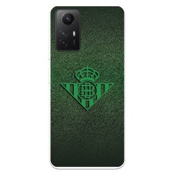 Funda para Xiaomi Redmi Note 12S del Real Betis Balompié Escudo Verde Fondo trama  - Licencia Oficial Real Betis Balompié
