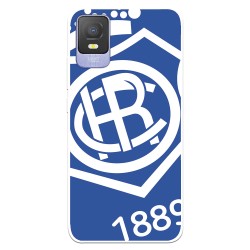 Funda para TCL 403 del Real Club Recreativo de Huelva Escudo Fondo Azul  - Licencia Oficial Real Club Recreativo de Huelva