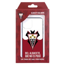 Funda para TCL 403 del Albacete Balompié Escudo "Del Albacete que no es poco"  - Licencia Oficial Albacete Balompié